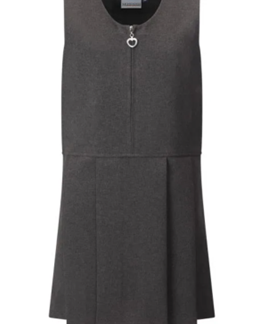 Banner: Lynton Pleated Grey Pinafore